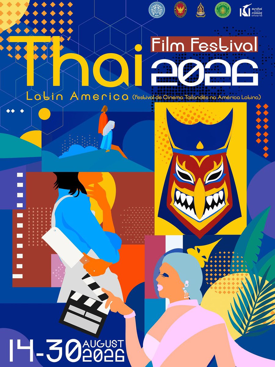 hubboyslove's tweet photo. Embaixada Tailandesa no Brasil realizará nos dias 14, 15 e 16 de agosto o Thai Film Festival, semana de cinema tailandês em São Paulo.

O evento é gratuito e será aberto com a première de “Ta Khon: The Cursed Mask”, com a participação de #MosBank. https://t.co/TOAI2fSM4M