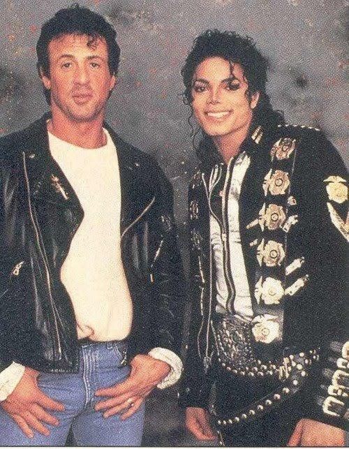 postsmjs's tweet photo. Michael Jackson and Sylvester Stallone https://t.co/XH5W0OmtXf