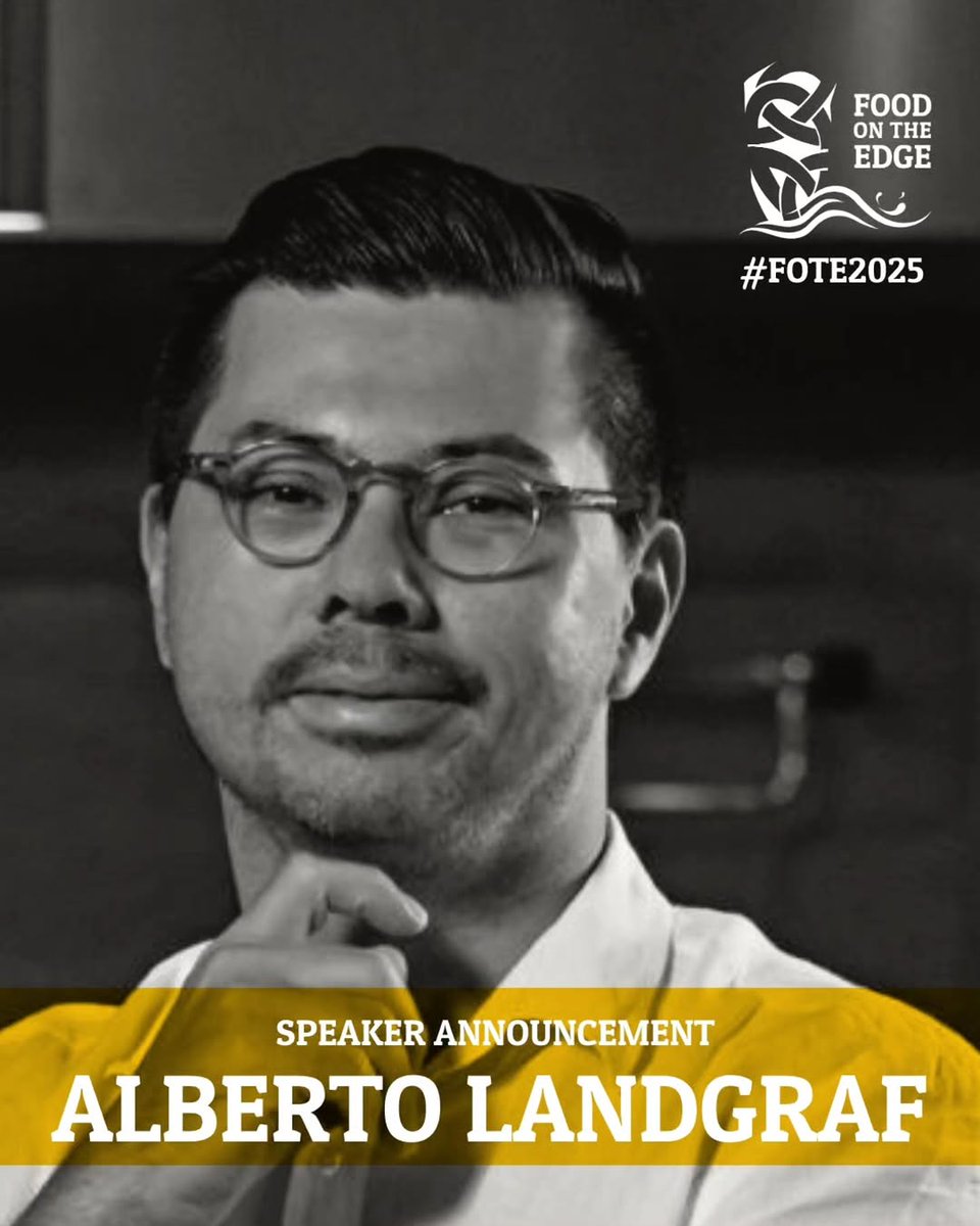 albertolandgr's tweet photo. 📢📣 SPEAKER ANNOUNCEMENT 📢📣Another exciting returnee, Alberto Landgraf's culinary philosophy is based on the use of high-quality Brazilian ingredients, processed with modern &amp; traditional techniques to bring out their natural flavors. His approach ref... https://t.co/afnnCmhLgG