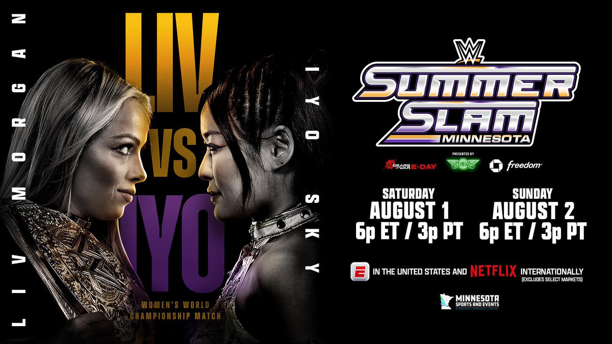 MounirModric's tweet photo. WWE SummerSlam 2026 Nuit 1

Iyo Sky vs Liv Morgan⭐️⭐️⭐️.5
3 vs 3 ⭐️⭐️.5
Gunther vs Nick Aldis⭐️⭐️⭐️.25
Fatal Influence vs Page/Bellas⭐️⭐️
CM Punk vs Cody Rhodes⭐️⭐️⭐️⭐️ 
Oba Femi vs Lesnar⭐️⭐️ https://t.co/QbKOHf6zQc