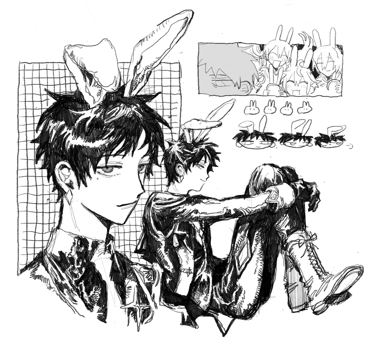 denwadaiikura's tweet photo. 🐰🏹 https://t.co/a78pGgiLcr