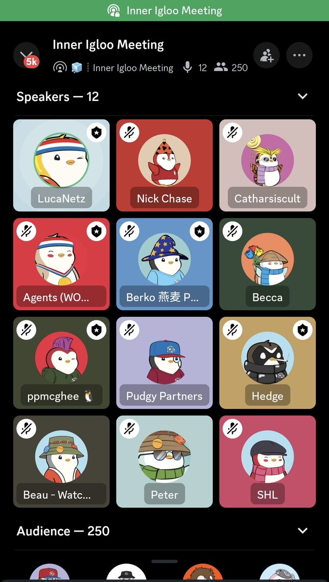 xNickChase's tweet photo. Inner Igloo - Speaker Edition ✨ 

Incredibly grateful for the opportunity to be on stage to share about MYBW, the Asia team's amazing work and a lil surprise announcement 👀

Nobody does it better than the @pudgypenguins team. A million legos! 🐧❤️ https://t.co/Zj6a3QAgtN