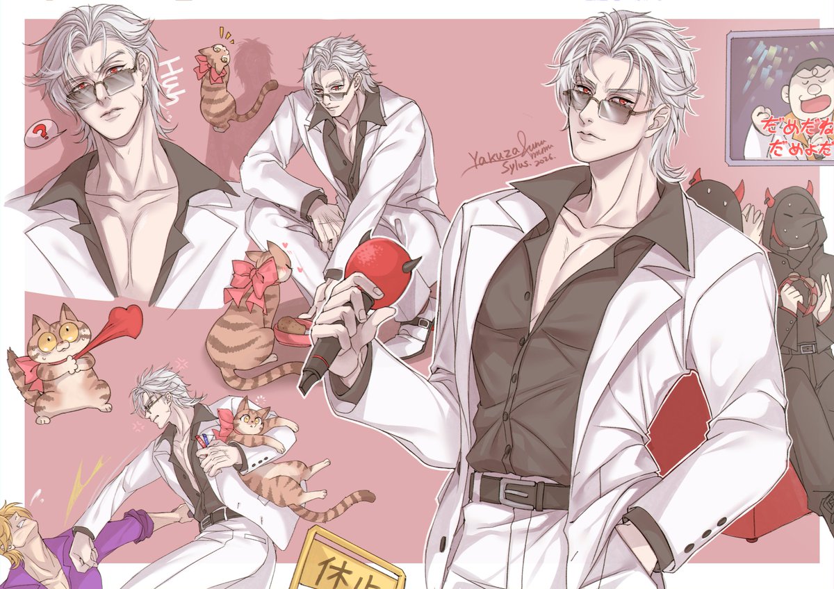 lunalily1111's tweet photo. One day, I opened the game and saw Sylus dressed like this… and this was all I could think of. 😂... https://t.co/iJuc38SKUv