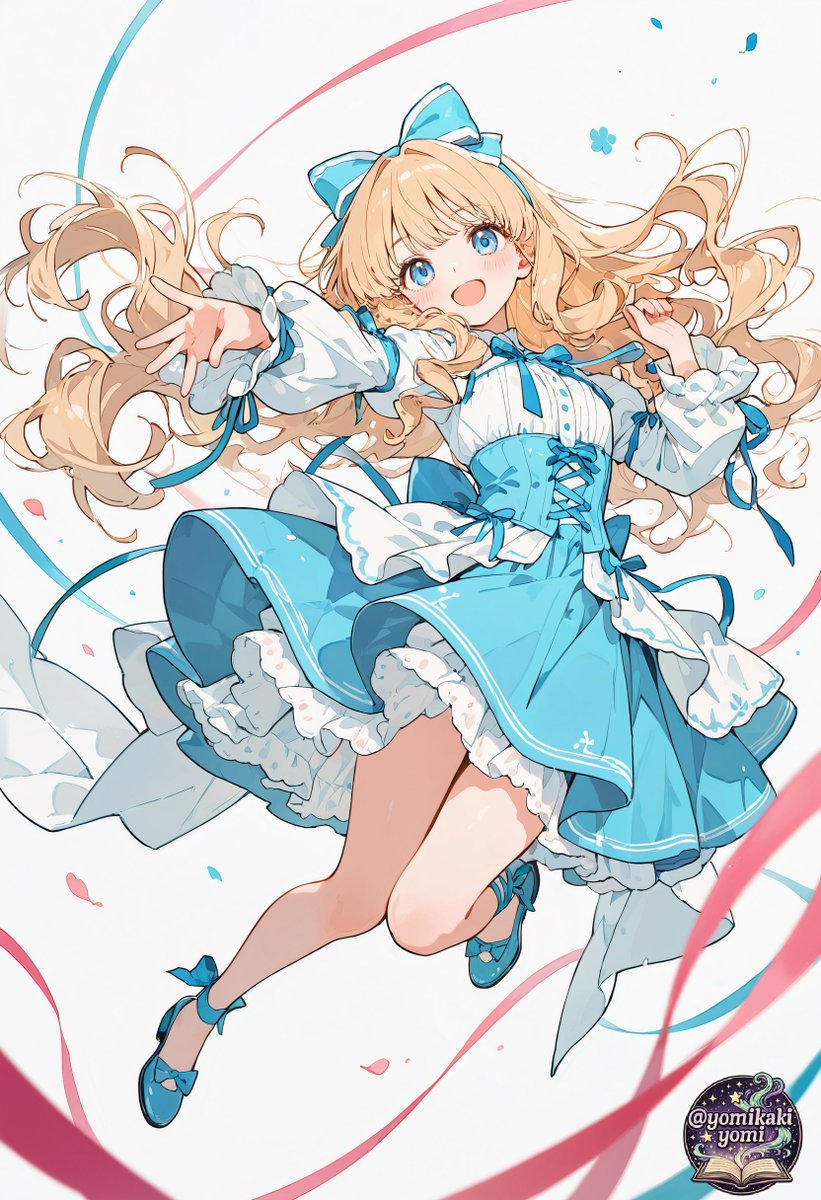 MiyaTasun's tweet photo. フリフリのリボンちゃん
テーマ「リボン」
＃Aipictors ＃AIart https://t.co/vrWHV0zHQO