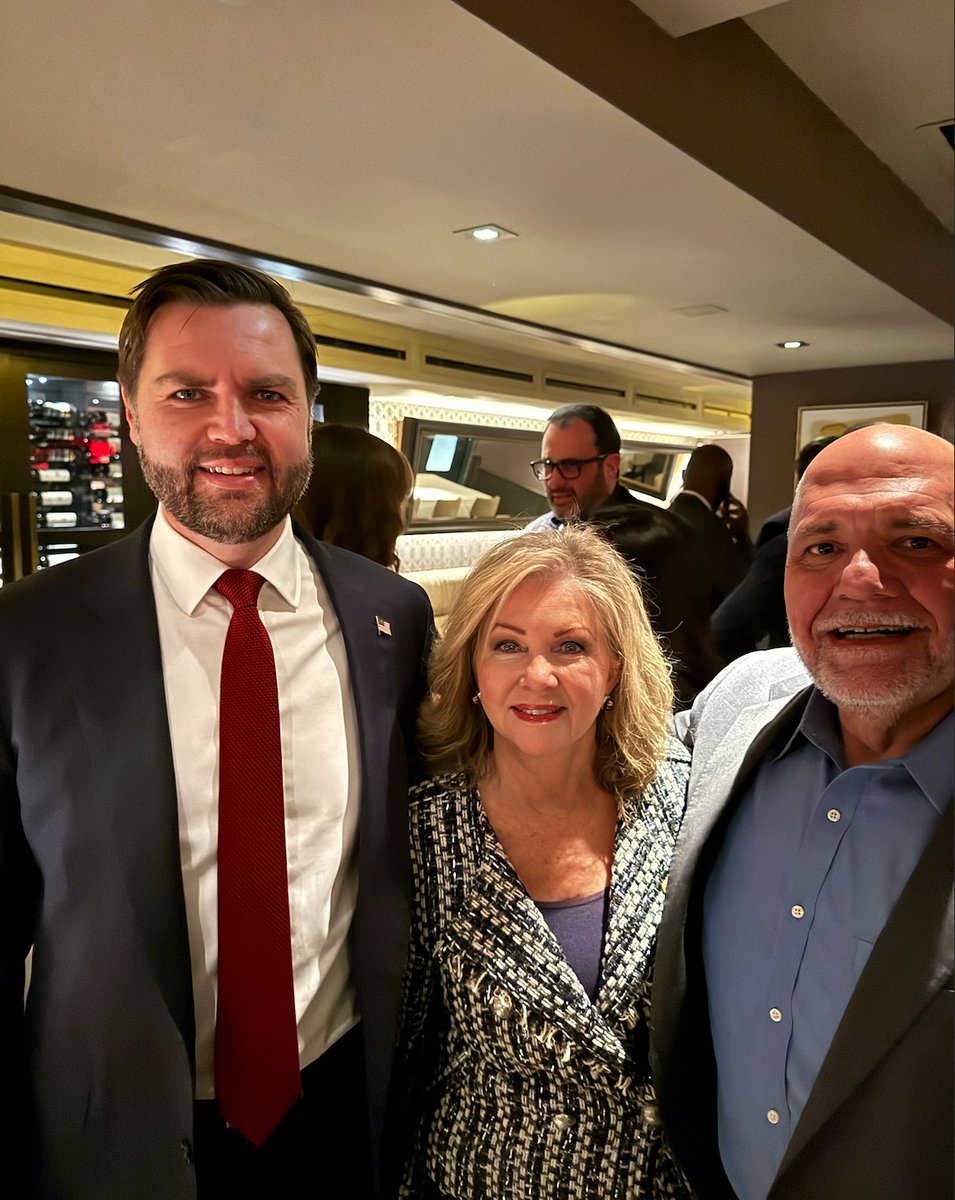 VoteMarsha's tweet photo. Happy birthday to my friend and our Vice President, @JDVance! So grateful for all you do for our nation. Wishing you a wonderful day! https://t.co/mOPPkOyNyg