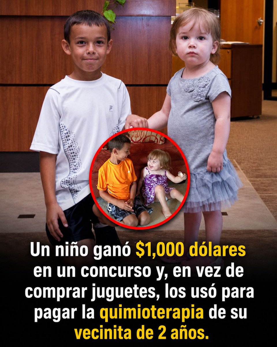 negociosyempren's tweet photo. 👏 ¡UN VERDADERO HÉROE SIN CAPA!

Con solo 8 años, Wyatt Erber tenía el mundo a sus pies. Tras participar en un concurso organizado por un banco local, escuchó su nombre por el altavoz: ¡era el ganador del primer premio! Un cheque por $1,000 dólares en efectivo. 💵🎉 https://t.co/c7kPjtgdki