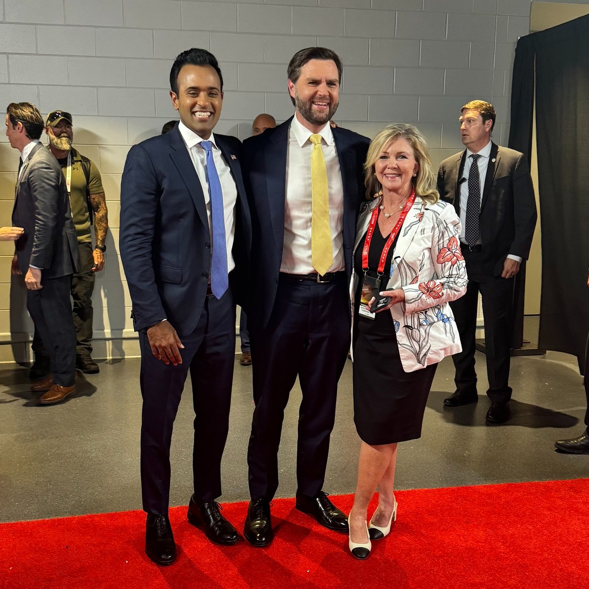 VoteMarsha's tweet photo. Happy birthday to my friend and our Vice President, @JDVance! So grateful for all you do for our nation. Wishing you a wonderful day! https://t.co/mOPPkOyNyg