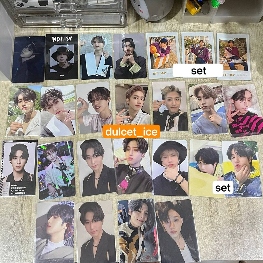 dulcet_ice's tweet photo. WTS 

set: RM19 (with merch) , others QYOP

📮 postage RM8 WM, RM15 EM
📌 serious buyer only, no backout‼️

 Lee know Han Bangchan I.N pc

#pasarstraykids #pasarskz https://t.co/GM6tsb8bqU