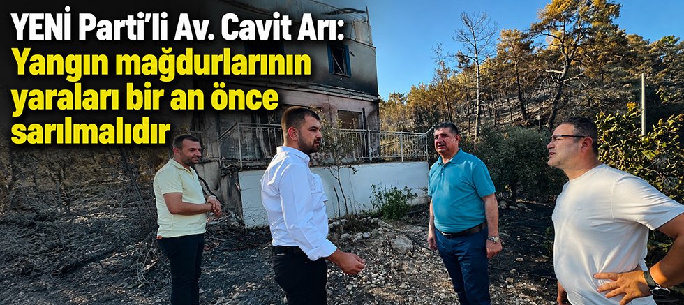 AjansBir's tweet photo. YENİ Parti'li Av. Cavit Arı: Yangın mağdurlarının yaraları bir an önce sarılmalıdır 
https://t.co/Hy05Mk6c43 https://t.co/xwOlOY3eGt