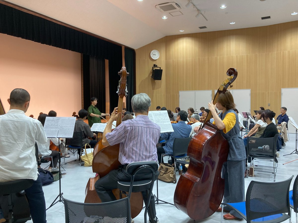 sanda_orchestra's tweet photo. 7/24はニルセン3.4楽章の合奏でした。
4楽章は陽キャのボンボンの変化に注目ですね🤭
7/31、7月最後の合奏はニルセン1.2楽章でした！
三田オケのニルセン、どんどん良くなってきています♪ https://t.co/PO07W656f2