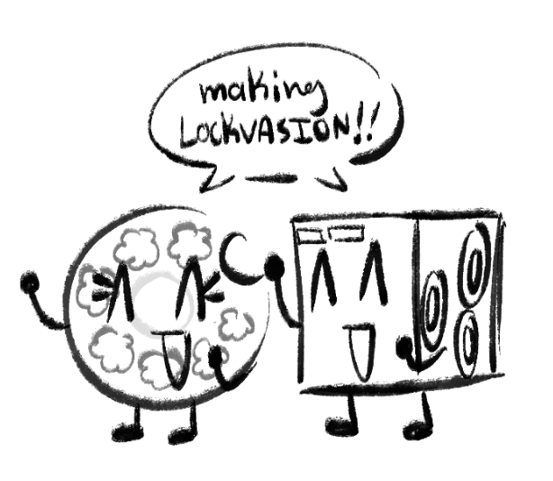 Greygraysock's tweet photo. making lockvasion!!
#lockosc #TDOS #fanart https://t.co/GNBwCxc2FR
