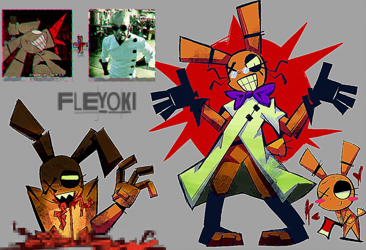 Fley0k1's tweet photo. Toymaker + Dr. Steel
@riko16riko16 
#FNAF https://t.co/sUNlPpNrSw