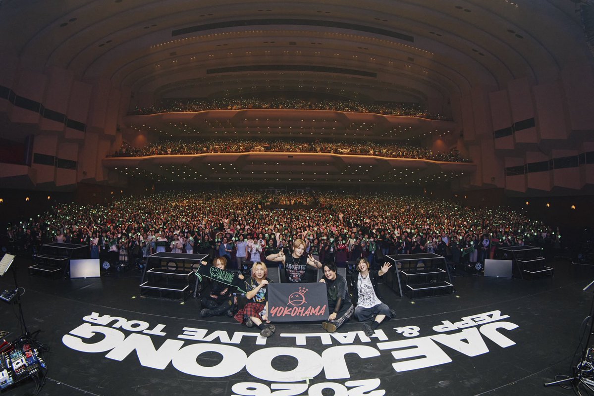 ebakohe's tweet photo. 【2026 JAEJOONG ZEPP &amp; HALL LIVE TOUR – 4% –】

パシフィコ横浜ツアーファイナル！

色んな感情があるけど、ひとまずお疲れ様でした！

自分が自分でいられる素敵なツアーでした！
ギタリスト冥利に尽きるライブ！
また必ずやりたい🎸

バンドのみんなもお疲れ様！

#JAEJOONG #ジェジュン https://t.co/AfREw5MEzD