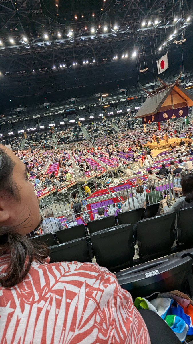 Sianava4D's tweet photo. Nagoya Basho. SS seats https://t.co/iKwLQ6u5s6