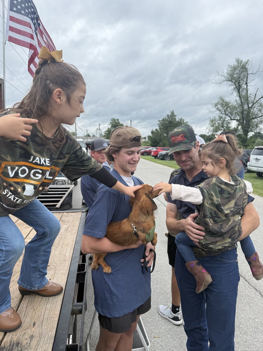 VoteJakeVogel's tweet photo. A great day at the Moniteau County Fair yesterday! Thank you to all the volunteers and supporters who made this event one of the most memorable of the campaign trail! On August 4th, vote Jake Vogel! https://t.co/CXduGSXQNs