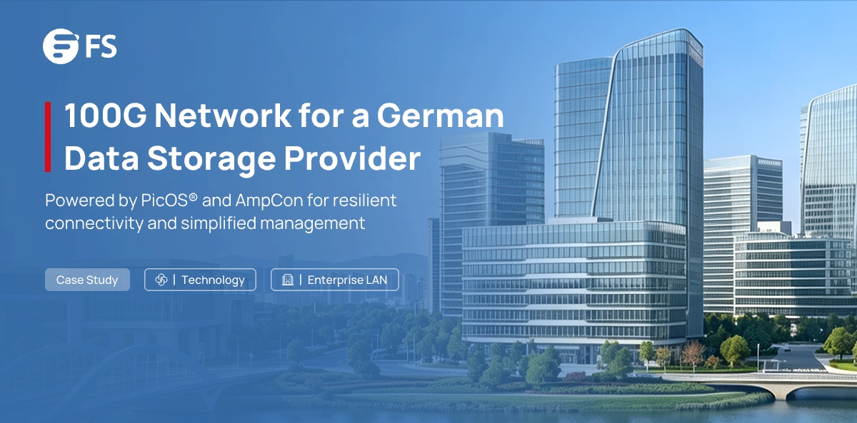 FScom_inc's tweet photo. Discover how a German data storage provider deployed a 100G campus network with PicOS® and AmpCon Management Software.
🔗Explore the full case story: https://t.co/uQnEH0AmdA
#FSCaseStudy #FSSwitch #100G #CampusNetwork #PicOS #AmpCon #NetworkAutomation https://t.co/pHt2xjJzmw