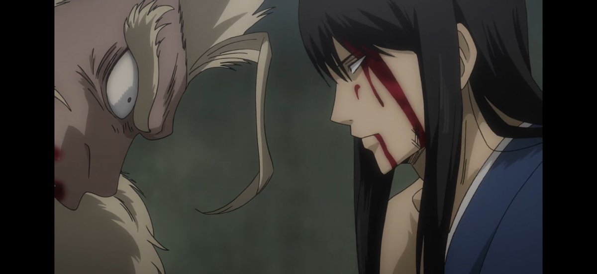 KatsuFett's tweet photo. As much as I HATE that Katsura barely gets any episodes to show off his actual strength, this one episode in rakuyo arc dedicated to him is just so good they put all the budget on him. But I wish we had more. https://t.co/Vngb3Osjlx