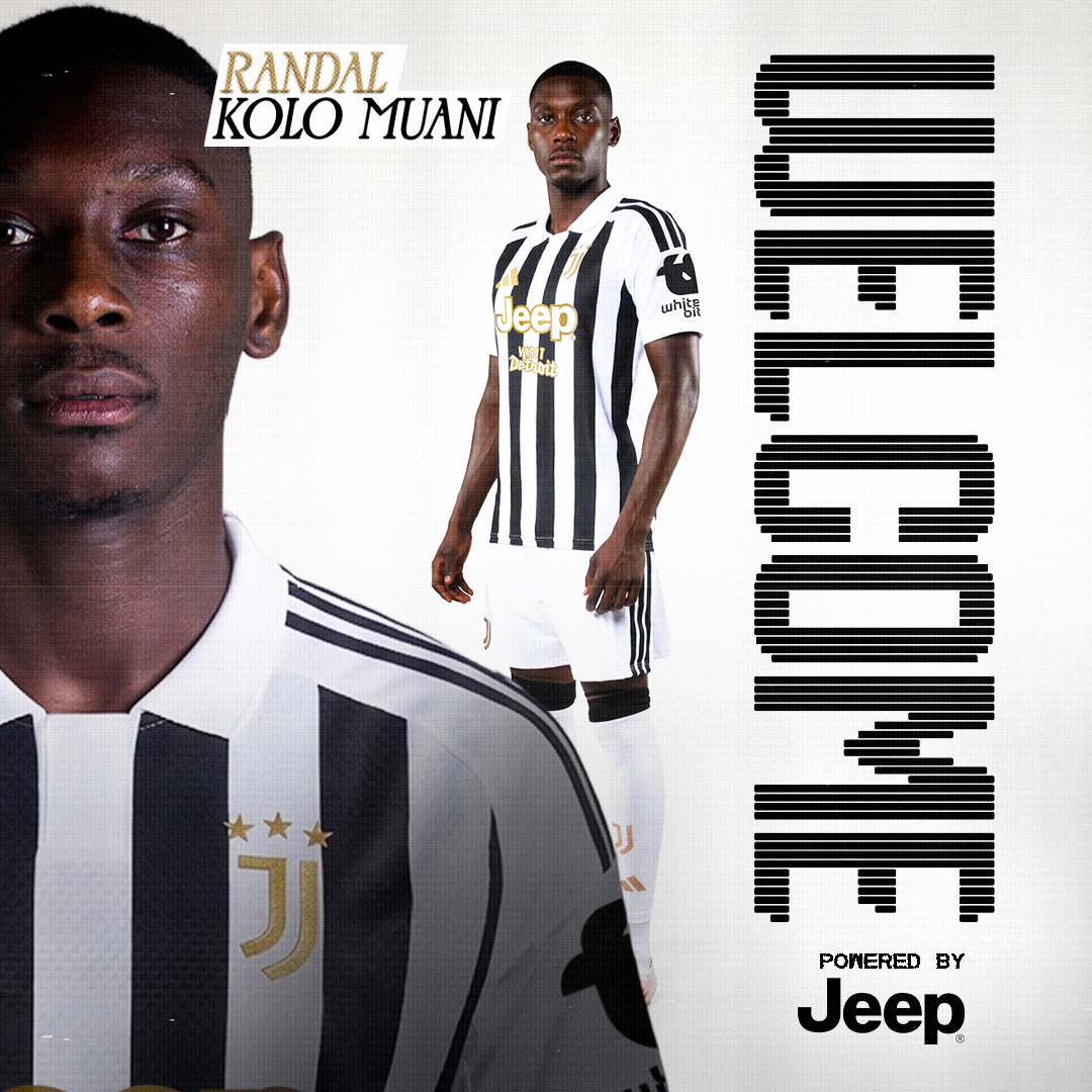 juventusfcen's tweet photo. Back in Bianconero… ⚪️⚫️

Randal Kolo Muani returns! 👊

🗞️ https://t.co/3VkluXb1uD

Powered by @Jeep https://t.co/Nv9M2eXOQD