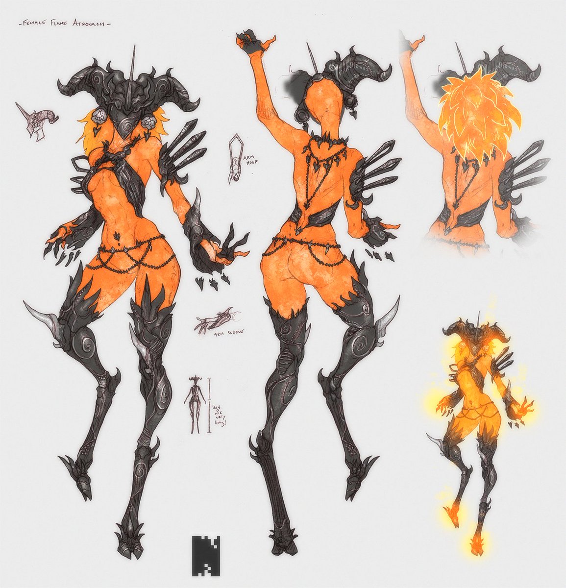 Osiol24683's tweet photo. If you'd like to see my concept for a feminine Morrowind-style Flame Atronach come to life, its vote is now available! Link after the break. https://t.co/0U2jHBDvIM