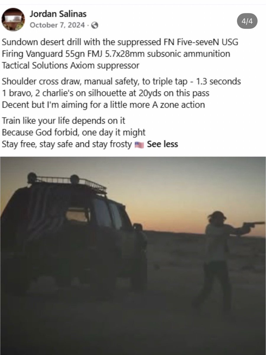 teddyXTarantino's tweet photo. Two years ago, the brave Patriot Jordan Salinas posted on Facebook: "Train like your life depends on it because God forbid, one day it might..."
Yesterday Jordan single handedly saved the lives of countless civilians from the active shooter at the In-N-Out in Twin Falls, Idaho. https://t.co/Qwu4jZaJqr