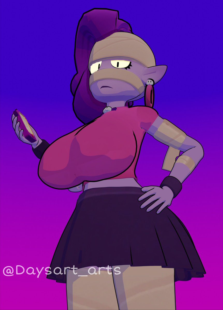 Daysart_Arts's tweet photo. Otro render de EMZ 🤭.

📱: Que estás mirando?~

#Brawlstars #brawlstarsEmz #emz
#art #3D https://t.co/BcVFSEUGh7
