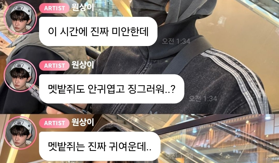 moon0601_l's tweet photo. 개귀엽게 씨ㅜㅜㅜㅜㅜ https://t.co/0OJM424y3N