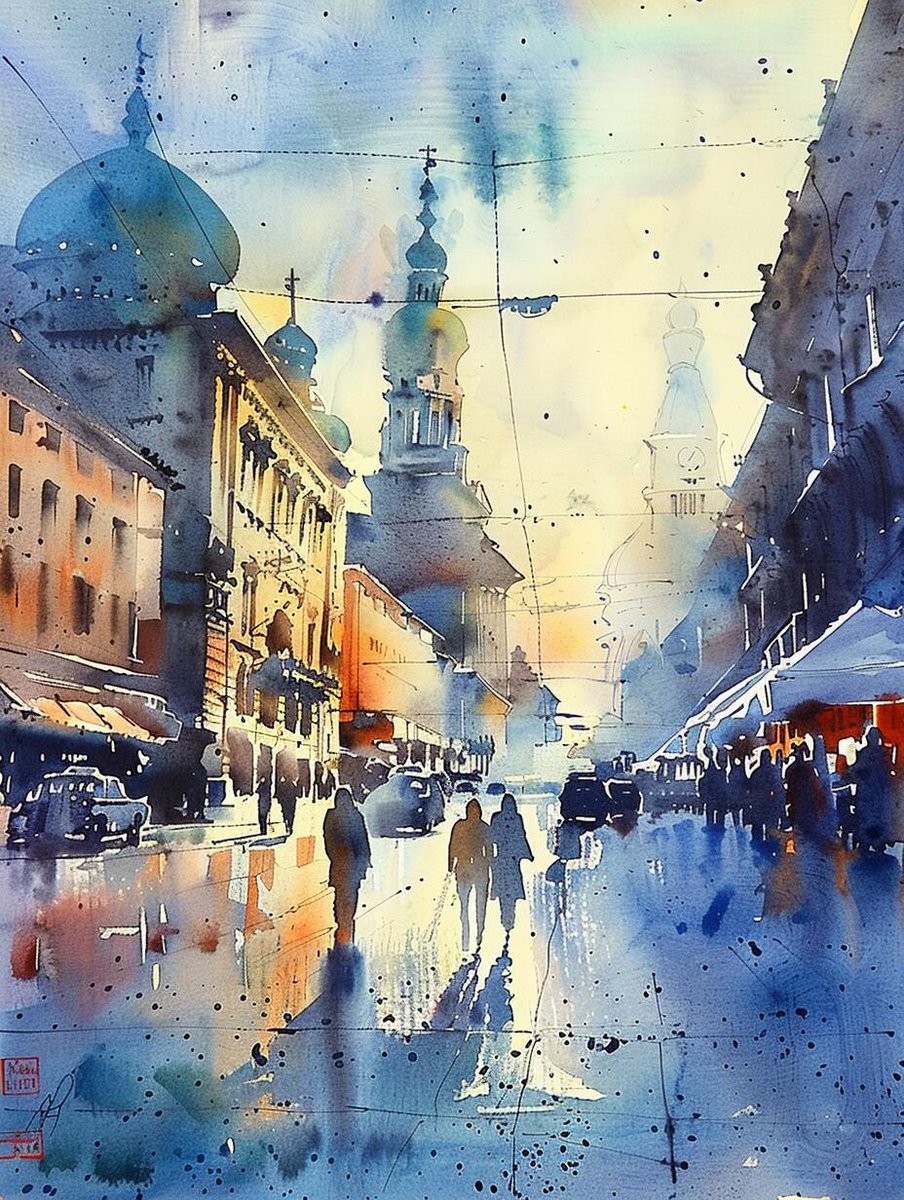 HoytGailsmc's tweet photo. [Want to pick up a new hobby this month Try watercolor sketching! It’s easy to start, super fun, and helps quiet your mind—perfect for busy days. Grab a cheap set of paints and paper, and let’s create something small but awesome. ]， https://t.co/HtxSWyaYas