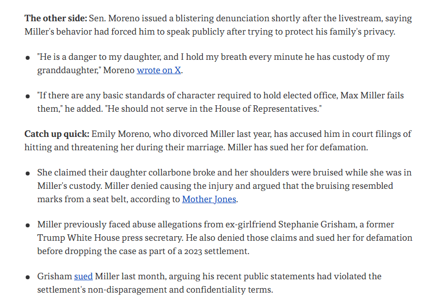 Monte_Alto's tweet photo. @berniemoreno 💢 SPOILER ALERT: #MAGARepublicans like @RepMaxMiller don't give a flying fuck about women and children.
His seat is safe.
#RepublicanFamilyValues
#Lust
#Rape
#Incest
#Greed
#Murder
#Adultery
#Bestiality
#ChildRape
#SexualAssault
#ChildTrafficking https://t.co/kkMuj5cTX3