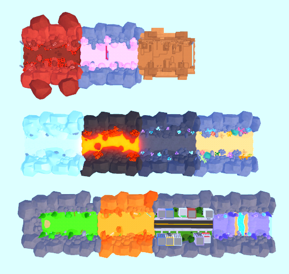 SplashedDev's tweet photo. Selling this original Slime RNG type map with 11 biomes along with the following assets for R$ 30k or $125 #RobloxDev #robloxㅤ https://t.co/8VBEOENtVp