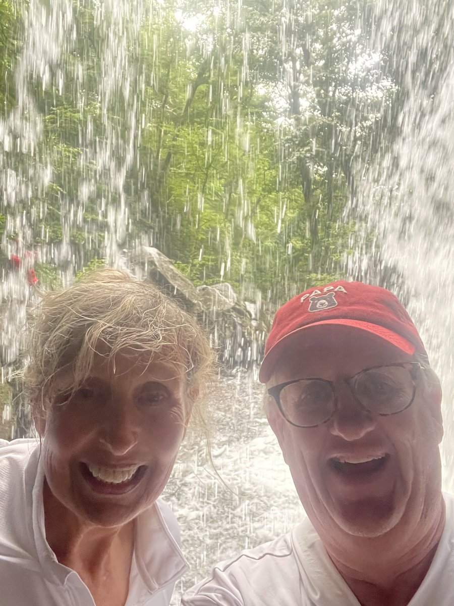 jhpostman's tweet photo. A Nice 3.2 Mile Round Trip Hike to Grotto Falls in the Smoky Mountains
#GreatVacation
#blessedgrandparents https://t.co/SjX9XSgHjw