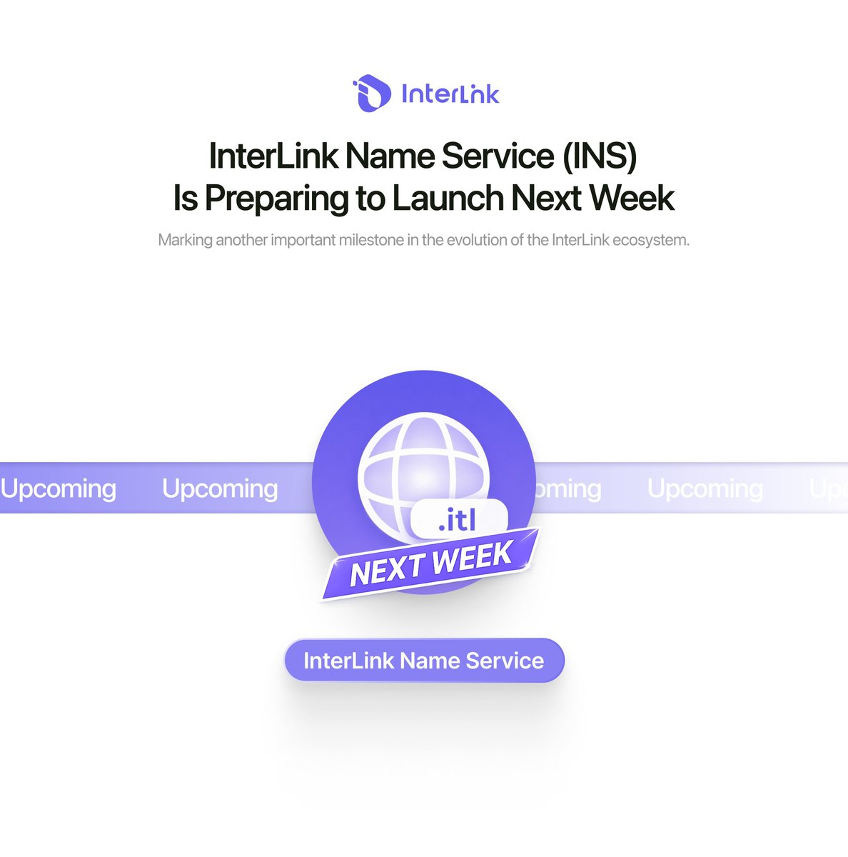 ArifAhmedITL's tweet photo. 🔥 BREAKING NEWS

The wait is almost over! 🚀

InterLink Name Service (INS) is preparing for its launch next week, bringing another major milestone to the InterLink ecosystem.

Get ready to secure your digital identity and experience what's coming next.

Stay tuned. Big things are on the way. ⚡

#InterLink #INS #ITL #ITLG #Web3 #Blockchain