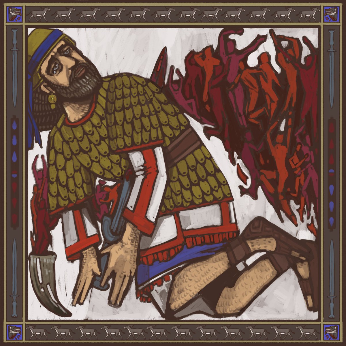 moldypaw's tweet photo. King Saul's death https://t.co/YmFLJRn2JJ