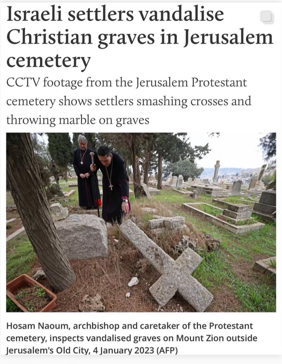 kcswmaj's tweet photo. @Israel How Israelis treat Christianity this century… ZIONaziscum https://t.co/sWaPm0OCXp