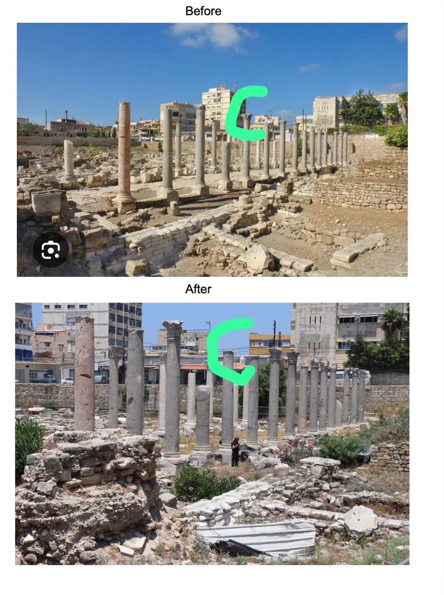 mhdksafa's tweet photo. As a Lebanese, I am Semitic. They say 3,000 years. We say 5,000 years.

Semitic is primarily a linguistic and cultural classification, not a race or biological group. Semitic people are people who speak semitic languages. The three main Semitic languages are Hebrew, Arabic, and Aramaic. To believe that Zionism made sense, you had to put the antisemitic argument. Zionism is built on antisemitic.

They say God promised them our land, yet the very stones they stand upon in Lebanon's mountains hold ancient memories already old when that promise was supposedly told to them.

Baalbek stood 2,000+ years ago with the stone of the south, while their story was still being cast. Sidon's walls saw Crusaders, Phoenicians, and Romans come and go. 5,000 years in Byblos built the boats that floats, and wrote the alphabet we use, that alphabet became the foundation of Greek, Latin, and English—every book you read today trace back to ancient Lebanon.

A small walk in Beirut you will find Roman columns, Ottoman buildings, and modern skyscrapers on the same street.

Before Rome, there was Carthage. Before Carthage, there was Tyre—a city more than 5,000 years old. Europe, Princess of Tyre, gave her name to the continent of Europe, to those who, today, let Israel destroy her city by European weapons. They are bombing what they cannot claim, and call it defense!

You can't cry about "Antisemitism" while at the same time destroying semitic Lebanese heritage and killing semitic Lebanese people! 3,000 years they say they own but 5,000 years have already grown.

There is one mistake that your people make, they put themselves in a position where whenever anybody gives an objective analyst of the role they play, they defend themselves by accusing you of being antisemitic.

WE ARE THE SEMITIC...