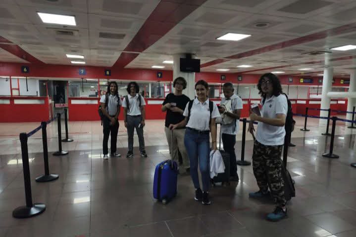 UnissJMarti's tweet photo. El estudiante espirituano Nathan Rivadeneira Martínez, integra la  delegación cubana que participará del 3 al 6 de Agosto en la Centroaméricana y del Caribe de Química con sede en Panamá. Éxitos para todos #CubaEduca #SanctiSpíritusEnMarcha
@YaquedeCuba @Edelvy5 @AxValdesG https://t.co/05khqCAD8e