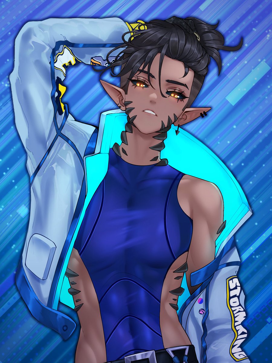 StormKingVT's tweet photo. ⚡️Tell me I’m pretty 👑
⚡️Absolutely over the moon with this c0mm I got back :3👑
⚡️Done by the talented @nigamiart ! THANK YOU NIGAMI 🙏 👑
#drawnking https://t.co/YUorTuUDW3