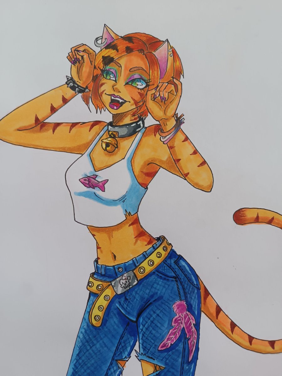 minimaidea's tweet photo. #sketchbook #traditionaldrawing #illustrationㅤ #monsterhigh  #toralei #monsterhightoralei #colors #fyp https://t.co/Ed5Sz9iizp