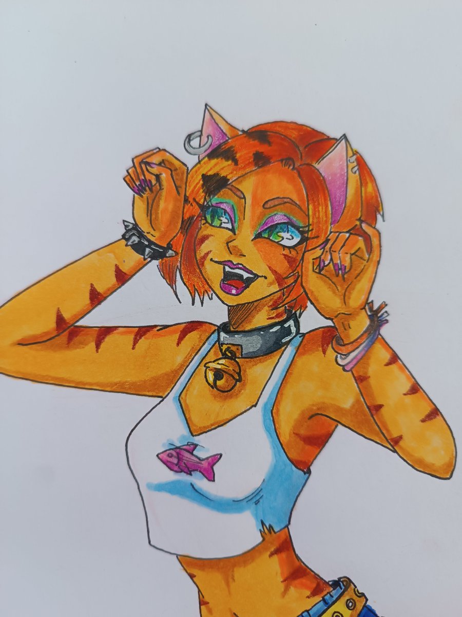 minimaidea's tweet photo. #sketchbook #traditionaldrawing #illustrationㅤ #monsterhigh  #toralei #monsterhightoralei #colors #fyp https://t.co/Ed5Sz9iizp