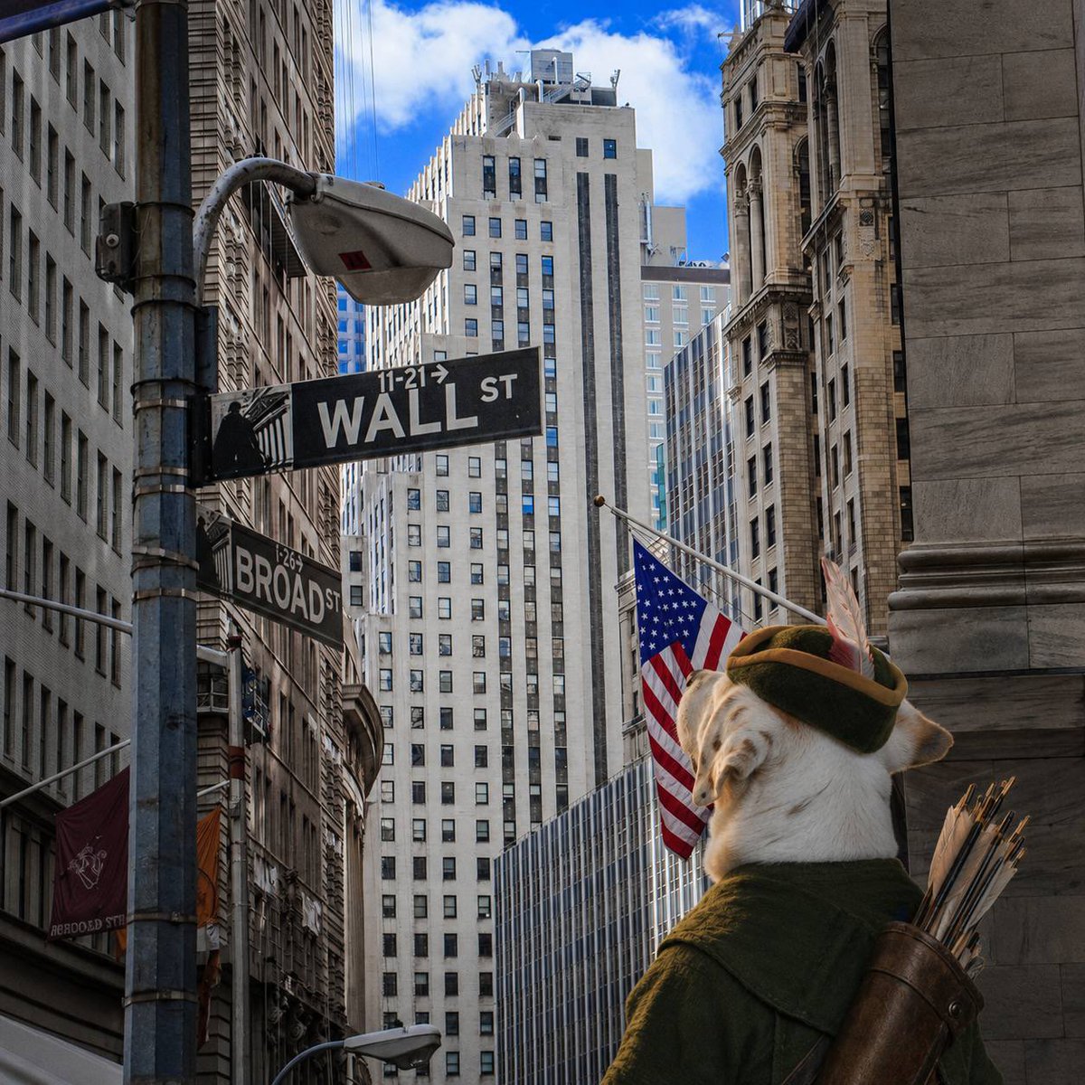 WishboneHood's tweet photo. the dog will be raiding wall st. 

showing these finance bros real investments. https://t.co/2Np4X62IoO