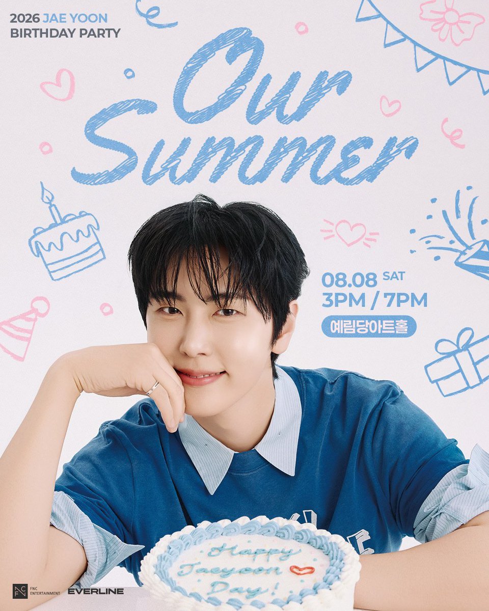 Meii576's tweet photo. 2026 JAE YOON BIRTHDAY PARTY [Our Summer]
ソウルファンミーティング
日時
2026年8月8日(土) 15:00
2026年8月8日(土) 19:00
会場 イェリムダンアートホール 
利用規約
・即お支払い可能な段階でのみご相談ください
・予算 日時 公演名 希望席種の記載がないDMは対応優先度が下がります
・証拠要求のみの不審な連絡は対応いたしません
・主催者都合の公演中止時のみ全額返金
ご購入はDMまで
#SF9 #JAEYOON #ジェユン #Our_Summer #SF9ジェユン #チケット代行 #韓国チケット代行 #チケッティング代行 #チケット譲 #VIP席 #良席
