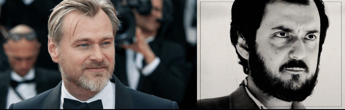 ib63319's tweet photo. After Oppenheimer and Odyssey, can Nolan stand next to Kubrick amongst the GOAT's? Or not? https://t.co/FS0UOz8EVm