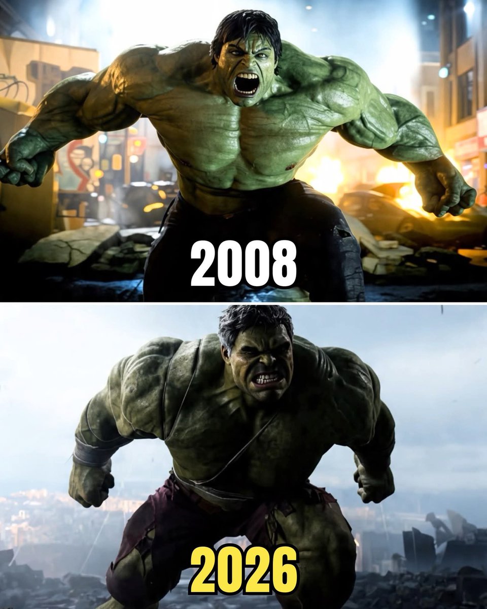 Seph_wayne's tweet photo. 2008 gave us the monster. 2026 brings back the legend. The Hulk era continue 💚 https://t.co/ii7tICnfIl