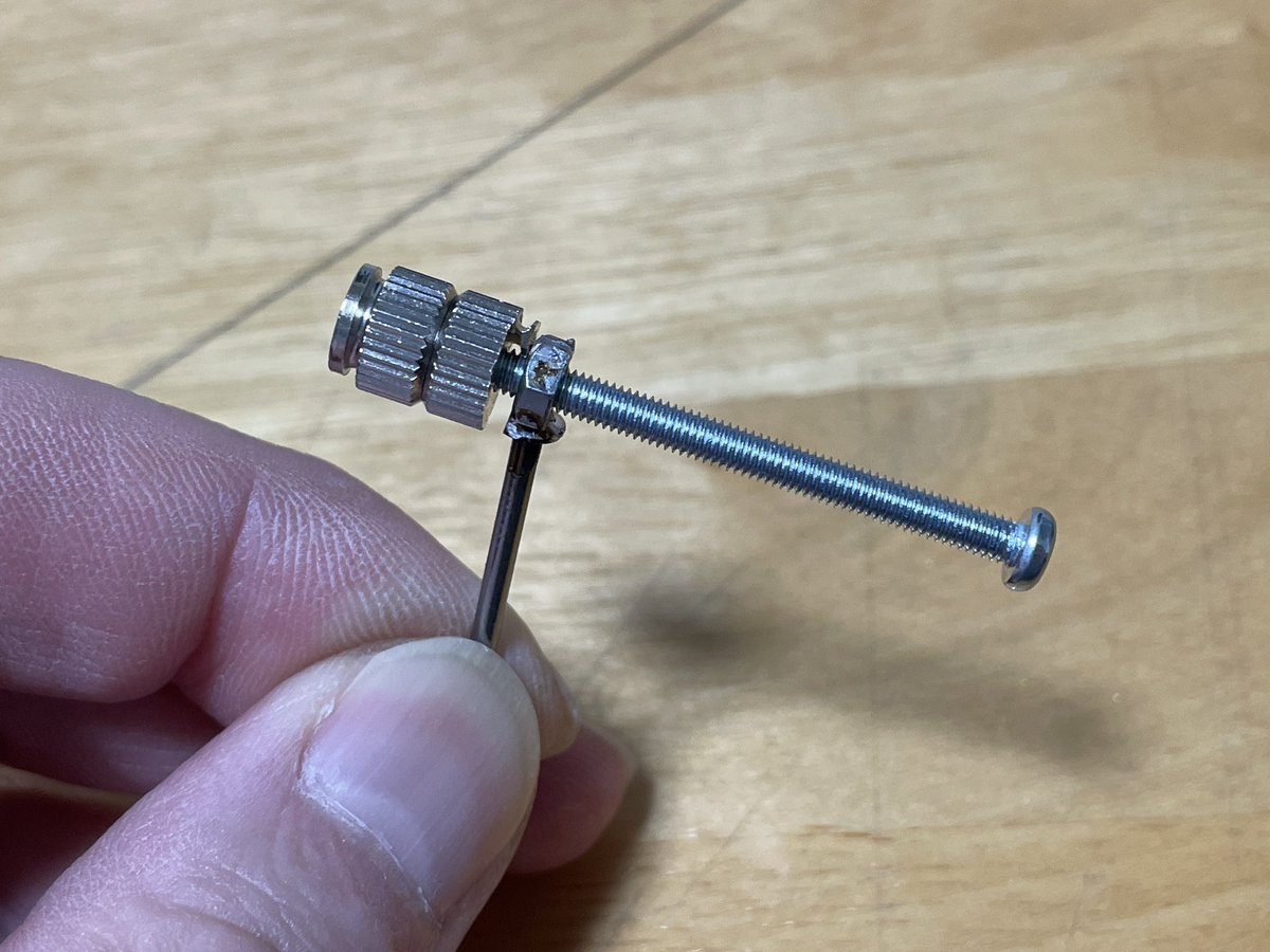 Rohdea32141's tweet photo. 以前作ったトーションばね製作治具。

#トーションばね #ばね #自作 https://t.co/v3Rcf7jYgo