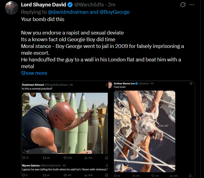 Lord Shayne David tweet media