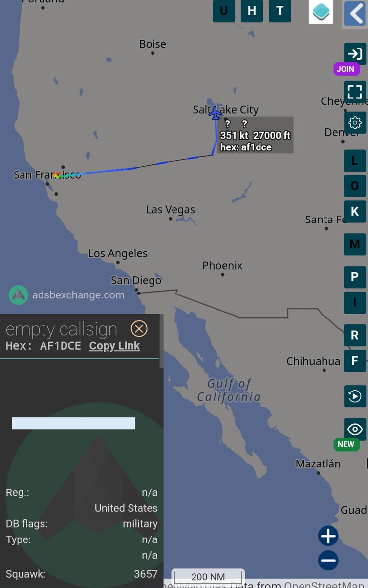 sipjack1776's tweet photo. E-6B Mercury 
Using tactical hex #AF1DCE out of Travis AFB.
@Borrowed7Time @N214WN @iemats https://t.co/fAFCQTbLPz