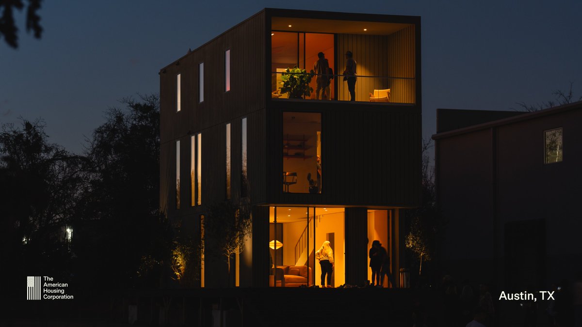 bobbyfijan's tweet photo. Will this be cheaper than traditional construction?

This is a very common question, and although it sounds simple, actually requires a complicated answer. So here goes ...

First, construction costs are not the same. In the two more obvious examples it cost more (on a $/square foot basis) to build out of concrete & steel than it does to build out of 2 by 4's and drywall. It also costs more to build the SAME building in different markets than others. Site-built construction is ~50% labor, so wherever housing costs are high, construction costs are high. When the person laying your tile has to drive 90 minutes each way ... everything costs more. That's the main reason why San Francisco is more expensive than San Antonio, even to build the exact same thing.

But interestingly, within markets, construction costs are also not the same between small projects and large ones. Every project carries fixed costs, mobilization, general conditions, management, etc. A development manager spends the same amount of time whether it's 30 units or 300. And subcontractors are often more expensive on smaller projects. They need higher margins and to be paid more regularly, and there's far more variance and turnover among them than on large projects.

All of which means construction costs are highest (on a $/SF basis) in infill markets where existing costs are already high.

The second part to look at is specific to the way that OUR company builds. We build with industrialized manufacturing: robots, machines, software & technology, etc ... bringing in raw materials and outputting standard-sized panels and components. Therefore our costs just aren't dependent on labor the way site-built is. We also design everything, intentionally, to require the fewest labor hours on site. So we use machines to build pieces that are as large as possible, so that a crew can assemble these lego pieces as quickly as possible. Lastly, and most relevant to this question, we have designed every piece to fit inside a shipping container, so that our transportation costs are both linear, and fairly low. Shipping from Austin to Idaho might add a few % to total construction cost. This enables us to arbitrage the cost of construction.

So are our costs less in actual $/SF? Not in every market. But significantly less in some.

And as a vertically integrated company, we strategically choose those markets. Land prices are set within a market by construction costs (Georgism, land value theory & all that). So if we can build a very specific product for less than anyone else, we can pay the MOST for the land and still have lower total development costs than everyone else in that market.

All that to say: Yes. Our projects will cost less ... because we will only build where that is true. Our company has the **greatest** advantage in

1) Smaller, infill projects that are
2) In high demand, high construction cost markets

High demand, high construction cost market are primarily:

a) Coastal cities
b) Mountain towns

And as our engineers, designers & software push construction costs down further (50% less, 75%, 80%, however low we can get it) the number of markets where our costs beat everyone else's only grows. That's what determines where we build next.

@americanhousing