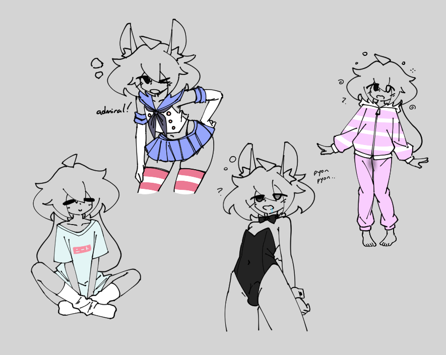 wootys_'s tweet photo. outfit doodles :>
happy bnuuy day =w= https://t.co/yPlaSB11GC