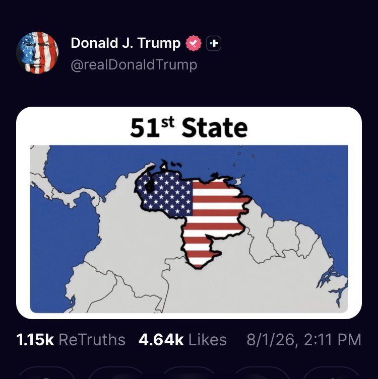 LibertemosVzla's tweet photo. Quien no quiere #Estado51, quiere más de lo mismo. 

Quieren seguid quejándose, llorando, y muriendo de mengua. 

Así no se construye un futuro. 

Ya basta que el mundo nos vea como los “pobrecitos” por culpa de los mismos de siempre. 

#Estado51 https://t.co/HnXmcRB43L