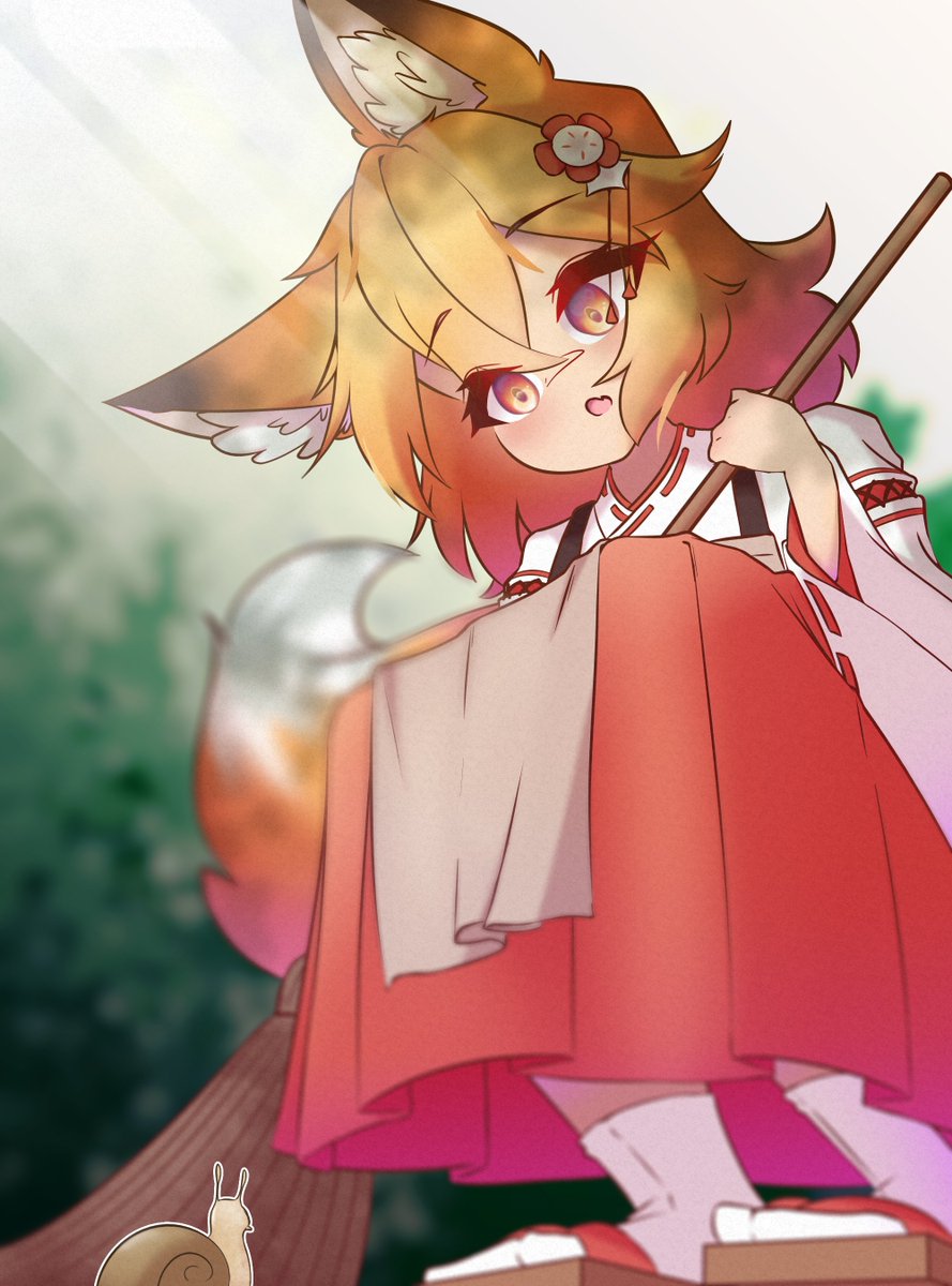 RownouArts's tweet photo. You ought to be careful being in the middle of the path like that...
#世話やきキツネの仙狐さ #仙狐さん #SenkoSan https://t.co/iuAoMxsf0U