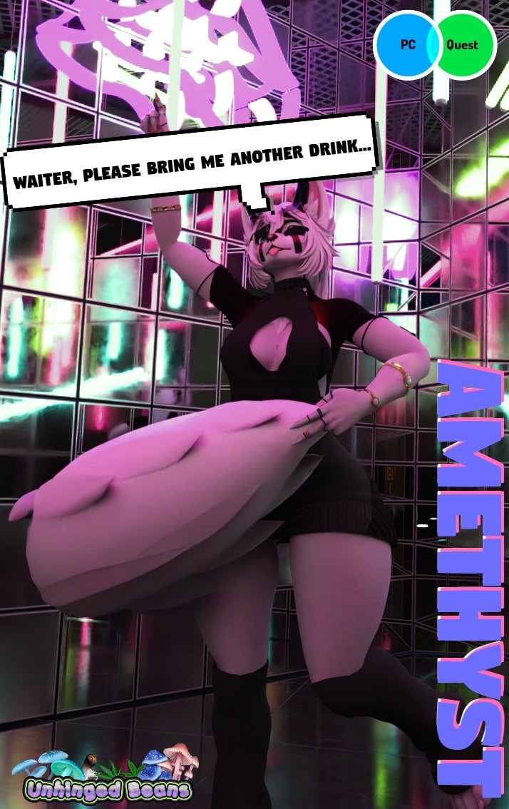 PlayfulVixy's tweet photo. My First Attempt at Trying to Render Something in Blender.. Well I Liked it Enough to Edit It So... Do Yall Like it??
Avatar is Amethyst by Unhinged Beans
#VRC動画 #vrchat #vrchatavatar #furryㅤㅤㅤ #renders https://t.co/735hrwIvt3